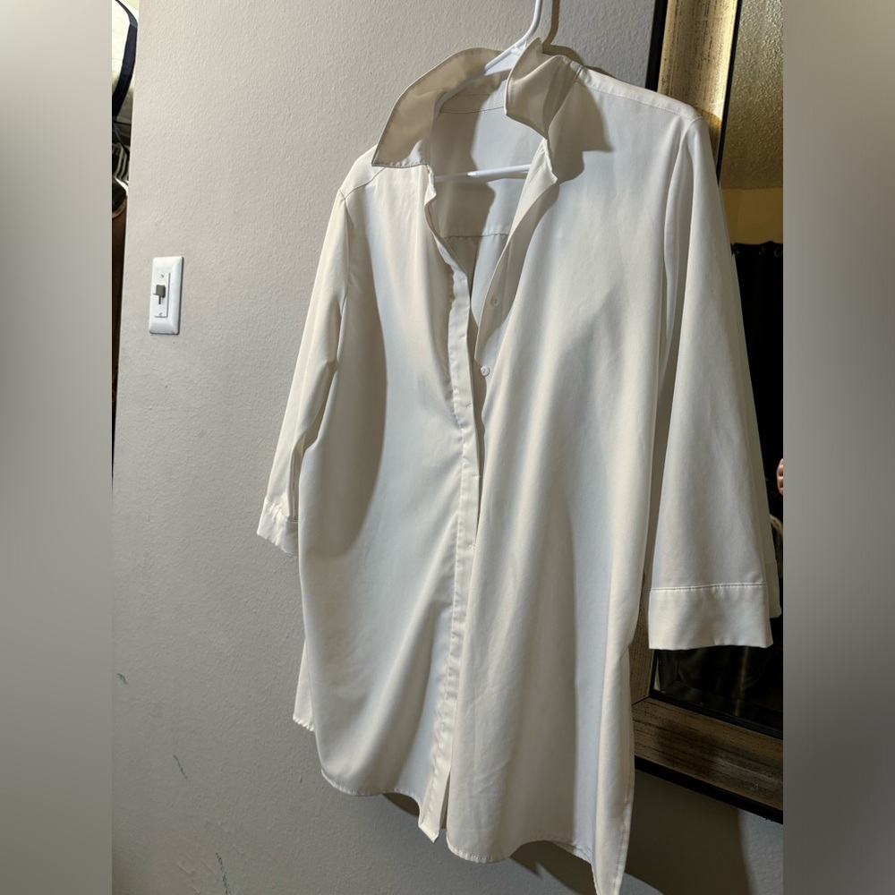 White long sleeve women’s blouse